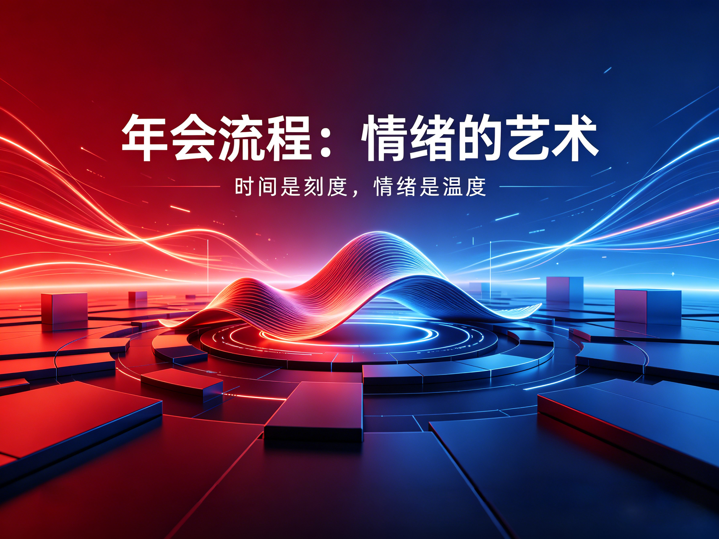 年会流程怎么设计才不尴尬？这套节奏模型直接套用